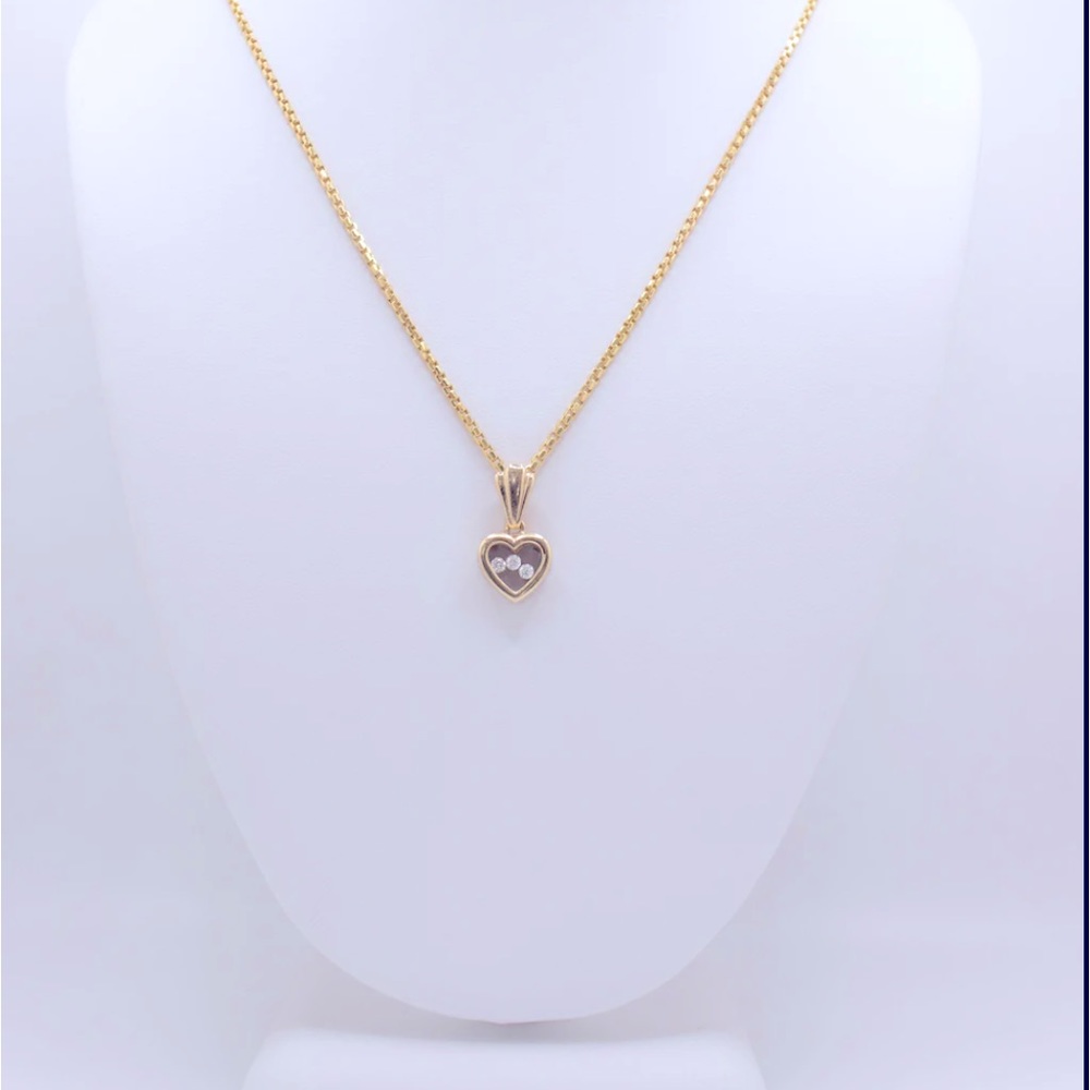 14K- Heart pendant, necklace